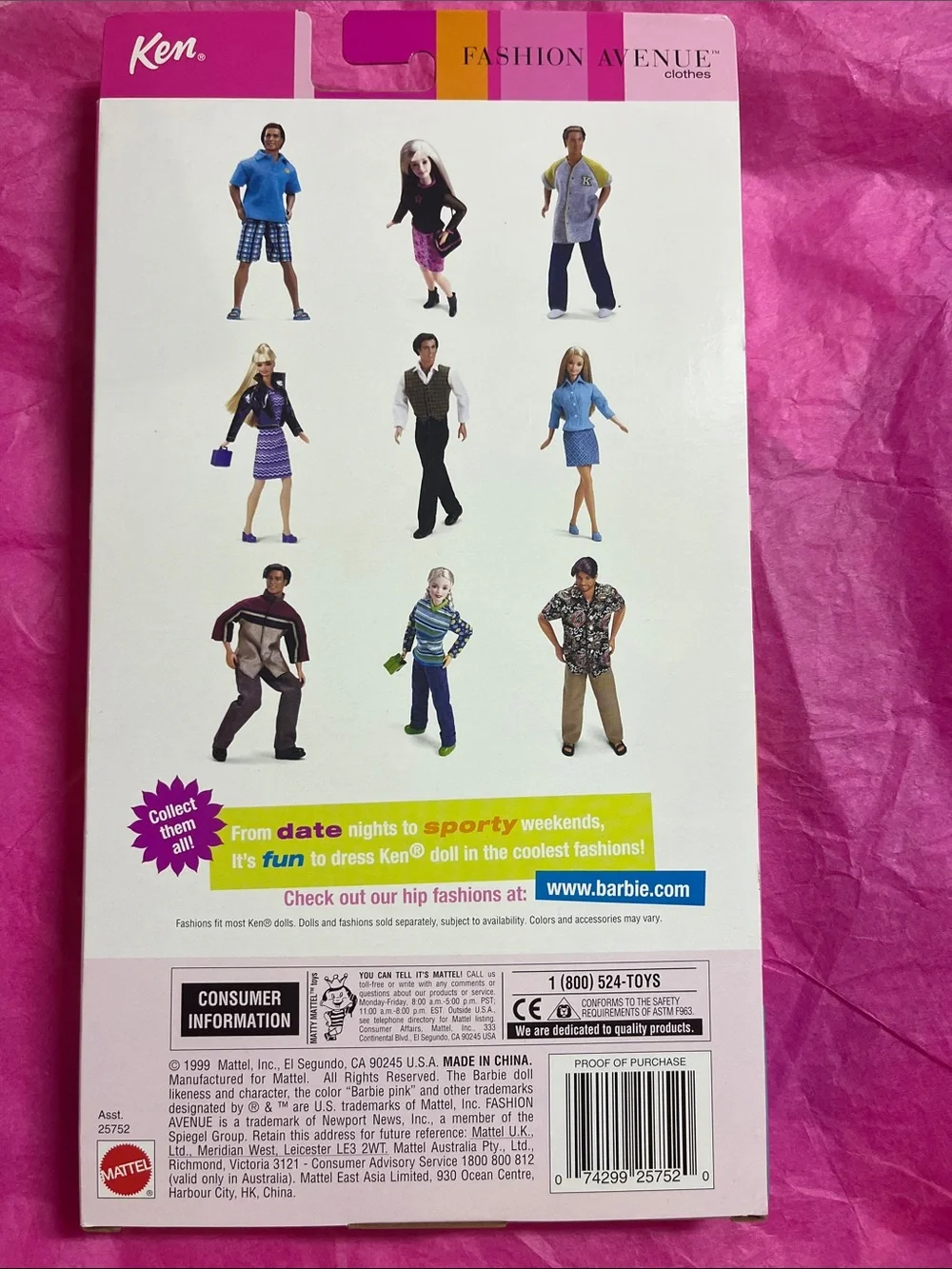 1999 Mattel Ken Fashion Avenue 